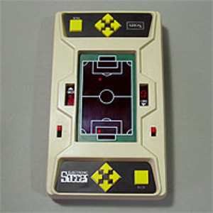 handheld electronic soccer game