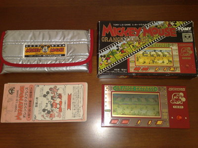 Handheld Empire - game | Tomy : Mickey Mouse Orange Express