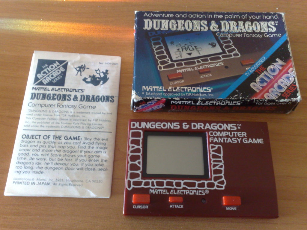 mattel electronics dungeons & dragons