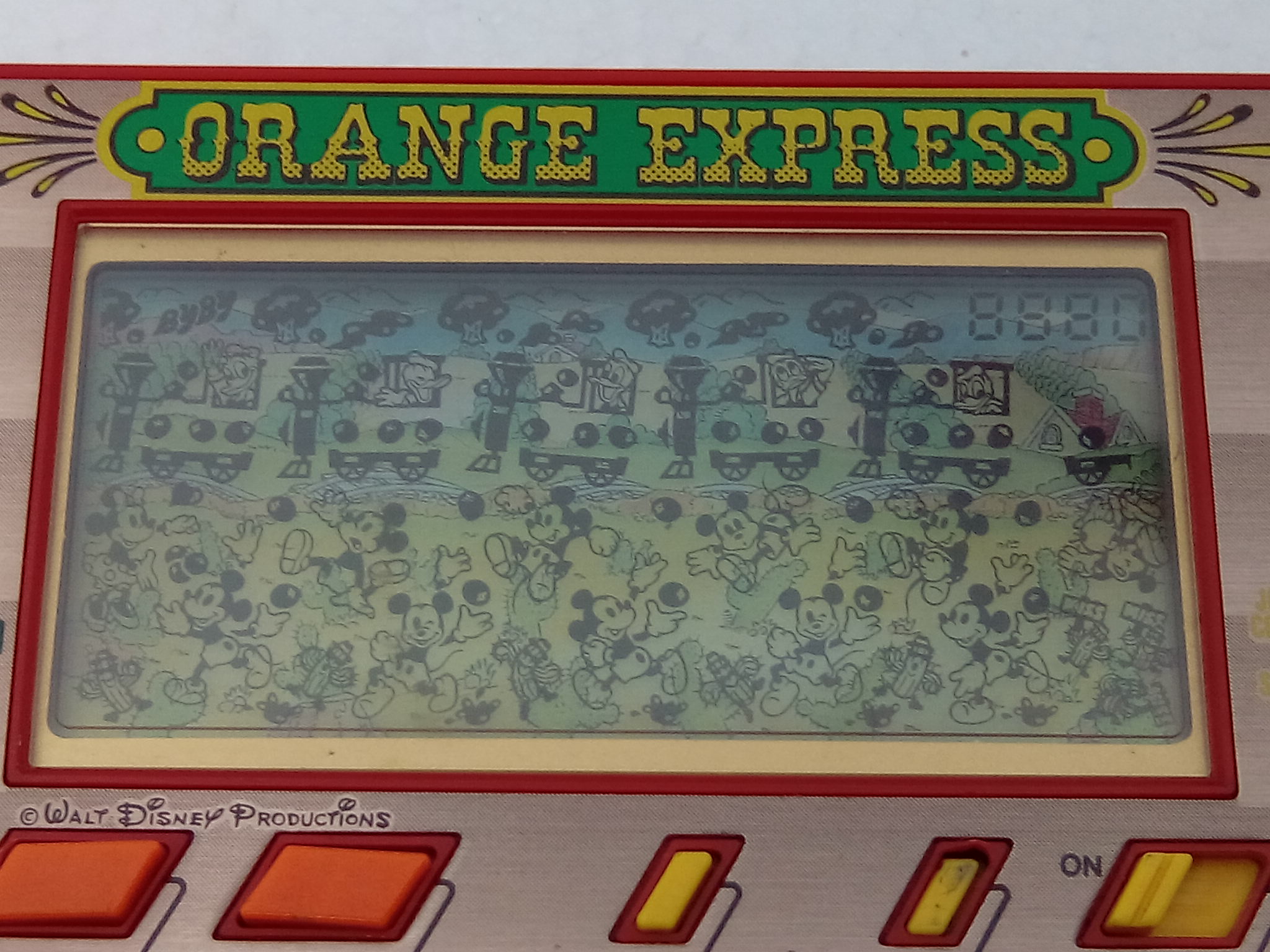 Handheld Empire - game | Tomy : Mickey Mouse Orange Express